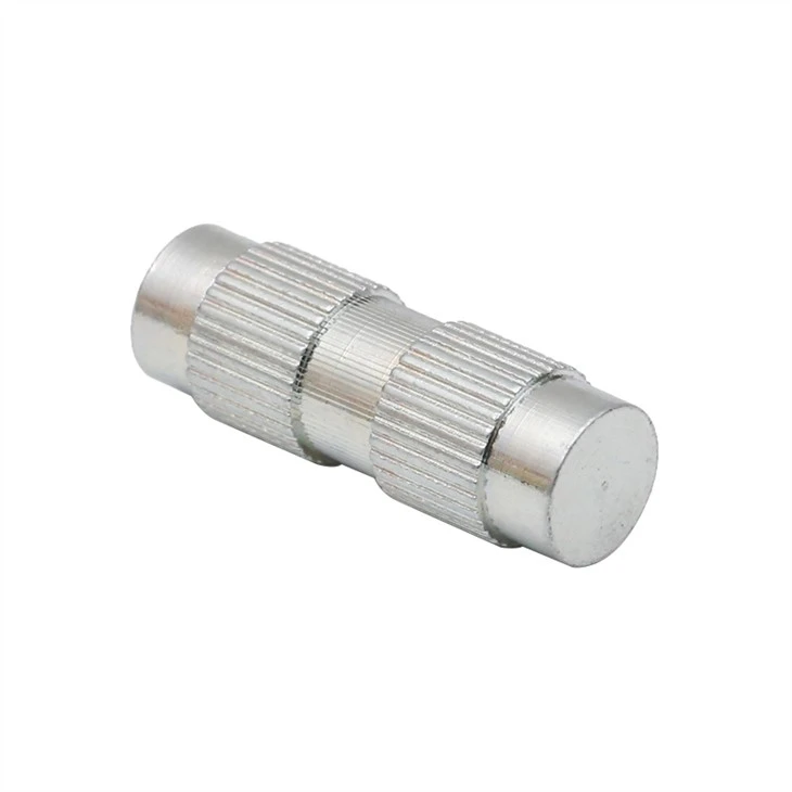 Zinc plated metal knurled blind nut