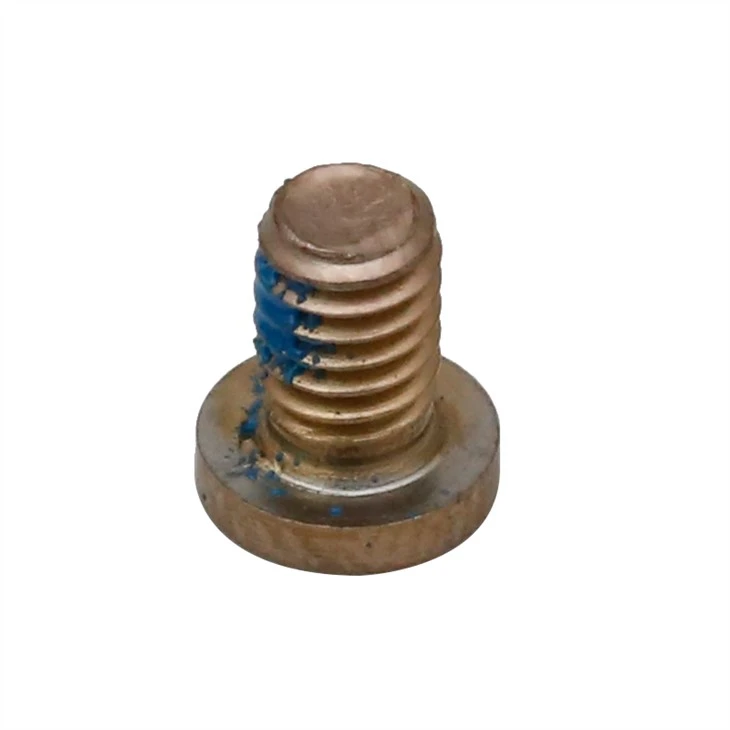 Miniature flat head torx yellow screw